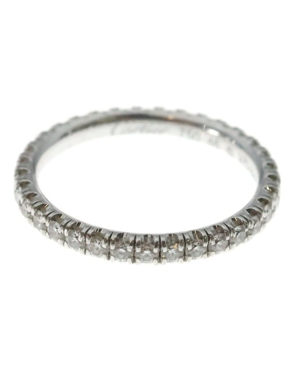 Cartier Etain Full Eternity Diamond Ring White Gold 18k 46